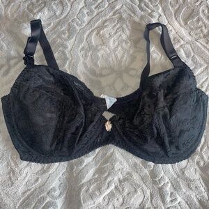 Vintage Black Lace Bra